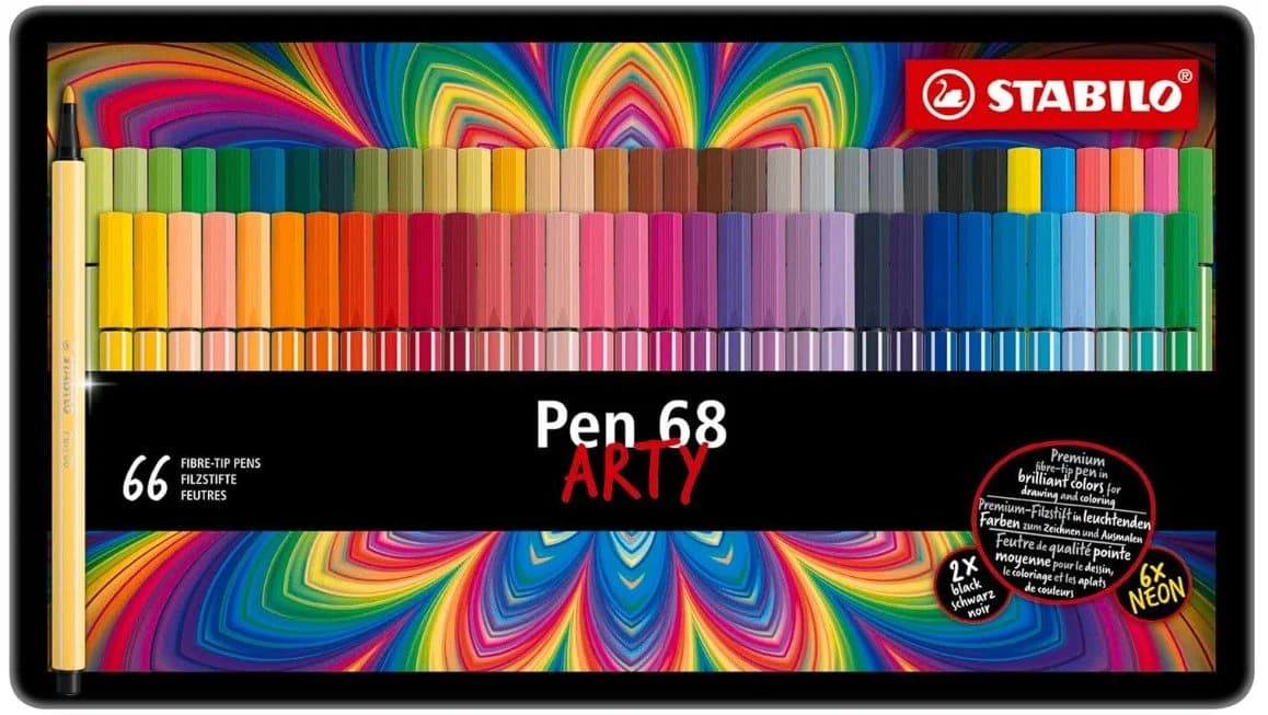 Pen 68 Arty (65 couleurs)